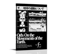 ZZFHLBSC Orb On The Movements of The Earth Classic And Outstanding Anime Canvas Poster Wall Art Decorative Painting Bedroom Painting Posters 20x30inch(50x75cm) Frame-style
