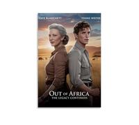 ZZFHLBSC Out of Africa High-scoring Classic Movies And TV Series Canvas Posters Wall Decoration Paintings Bedroom Hanging Paintings Posters 12x18inch(30x45cm) Unframe-style