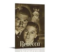 ZZFHLBSC Rebecca High-scoring Classic Movies And TV Series Canvas Posters Wall Decoration Paintings Bedroom Hanging Paintings Posters 20x30inch(50x75cm) Frame-style
