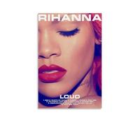 ZZFHLBSC Rihanna Rock And Pop Singer Great Music Album Cover Canvas Poster Wall Art Decorative Painting Bedroom Painting Posters 20x30inch(50x75cm) Unframe-style