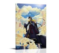 ZZFHLBSC Saint Seiya Classic And Outstanding Anime Canvas Poster Wall Art Decorative Painting Bedroom Painting Posters 20x30inch(50x75cm) Frame-style