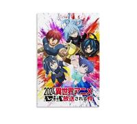 ZZFHLBSC That Time I Got Reincarnated As A Slime Classic And Good Reputation Anime Canvas Poster Wall Art Decorative Painting Bedroom Painting Posters 16x24inch(40x60cm) Unframe-style