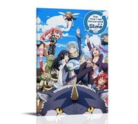 ZZFHLBSC That Time I Got Reincarnated As A Slime Classic And Outstanding Anime Canvas Poster Wall Art Decorative Painting Bedroom Painting Posters 24x36inch(60x90cm) Frame-style