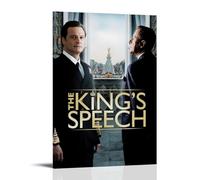 ZZFHLBSC The King's Speech High-scoring Classic Movies And TV Series Canvas Posters Wall Decoration Paintings Bedroom Hanging Paintings Posters 24x36inch(60x90cm) Frame-style