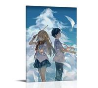 ZZFHLBSC Your Lie in April Classic And Outstanding Anime Canvas Poster Wall Art Decorative Painting Bedroom Painting Posters 16x24inch(40x60cm) Frame-style
