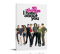 ZZFIAY 10 Things I Hate About You Waterproof Canvas Poster Anti-fingerprint Wear-resistant Decorative Painting Long-lasting And Durable Suitable for Entrance CorridorFrame-style20x30inch(50x75cm)