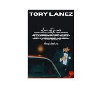 ZZFIAY Alone At Prom Tory Lanez Waterproof Canvas Poster Anti-fingerprint Wear-resistant Decorative Painting Long-lasting And Durable Suitable for Entrance CorridorUnframe-style08x12inch(20x30cm)