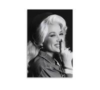 ZZFIAY Dolly Parton Waterproof Canvas Poster Anti-fingerprint Wear-resistant Decorative Painting Long-lasting And Durable Suitable for Entrance CorridorUnframe-style16x24inch(40x60cm)