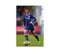 ZZFIAY Eden Hazard Waterproof Canvas Poster Anti-fingerprint Wear-resistant Decorative Painting Long-lasting And Durable Suitable for Entrance CorridorUnframe-style12x18inch(30x45cm)