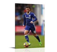 ZZFIAY Eden Hazard Waterproof Canvas Poster Anti-fingerprint Wear-resistant Decorative Painting Long-lasting And Durable Suitable for Entrance CorridorFrame-style12x18inch(30x45cm)