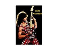 ZZFIAY Edward Van Halen Waterproof Canvas Poster Anti-fingerprint Wear-resistant Decorative Painting Long-lasting And Durable Suitable for Entrance CorridorUnframe-style20x30inch(50x75cm)