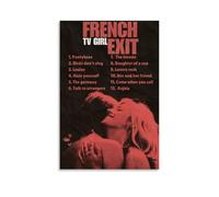 ZZFIAY French Exit-TV Girl Waterproof Canvas Poster Anti-fingerprint Wear-resistant Decorative Painting Long-lasting And Durable Suitable for Entrance CorridorUnframe-style16x24inch(40x60cm)