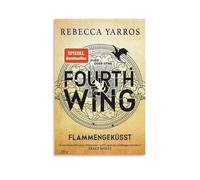 ZZFIAY Rebecca Yarros Fourth Wing Waterproof Canvas Poster Anti-fingerprint Wear-resistant Decorative Painting Long-lasting And Durable Suitable for Entrance CorridorUnframe-style12x18inch(30x45cm)