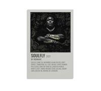 ZZFIAY Rod Wave SoulFly Waterproof Canvas Poster Anti-fingerprint Wear-resistant Decorative Painting Long-lasting And Durable Suitable for Entrance CorridorUnframe-style24x36inch(60x90cm)