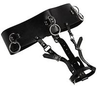 ZZFLSM BDSM Chastity Forced Orgasm Belt For Vibrator,Leather Bondage Strap-on Harness,Strapon Magic Wand Massager,Sex Toys For Women