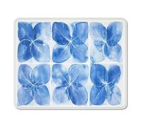 ZZGBDWOU Mouse Pad with Stitched Edge, Non-Slip Rubber Base, Smooth-Textured Surface and Waterproof Mousepad for Computers, Laptop, Office and Home, 18 x 23 cm, Blue & Abstract XS#256