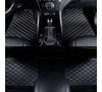 zzgnlb 4pcs Leather Car Floor Mats for Renault Captur 2019-2024, Waterproof Non-Slip Car Mats, Floor Liners Carpet Vehicle, Anti-slip Accessories,A-Black