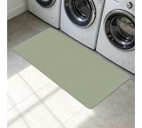 ZZGZZG Absorbent Bathroom Mat 80 x 130 cm Non Slip Bathmat Non Slip Diatomaceous Earth Shower Mat Extra Soft for Shower, Bathtub, Toilet and Guest Bathroom, Green