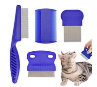 ZZHBOO 1 Piece Pet Comb Set, Flea Comb for Removing Fleas and Lice, Removes Dandruff and Loose Hair, Professional Pet Care and Beauty for Dogs and Cats