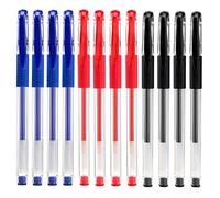 ZZHBOO 12 Piece Tailor's Chalk, Fabric Marker Set, Heat Erasable Marking Pens for Dressmaking, Sewing and Quilting, 0.5 cm, Black Red Blue