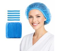 ZZHBOO Disposable Shower Cap, Disposable Hair Nets, Disposable Cap, Travel Friendly, Water-Repellent, for Showers, Swimming, Spas, Wellness, Hotels, 0.1 cm, White, Pack of 1