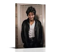 ZZHCMP Bruce SpringsteenMural Canvas Poster Living Room Decoration Bedroom And Office Antifouling Waterproof Moisture-Proof Youth GiftFrame-style12x18inch(30x45cm)