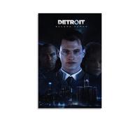 ZZHCMP Detroit Become HumanMural Canvas Poster Living Room Decoration Bedroom And Office Antifouling Waterproof Moisture-Proof Youth GiftUnframe-style16x24inch(40x60cm)