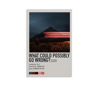 ZZHCMP Dominic Fike What Could Possibly Go Wrong 2Mural Canvas Poster Living Room Decoration Bedroom And Office Antifouling Waterproof Moisture-Proof Youth GiftUnframe-style20x30inch(50x75cm)