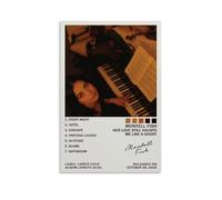 ZZHCMP Her Love Still Haunts Me Like A Ghost-Montell FishMural Canvas Poster Living Room Decoration Bedroom And Office Antifouling Waterproof Moisture-Proof Youth GiftUnframe-style08x12inch(20x30cm)