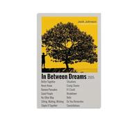 ZZHCMP Jack Johnson In Between DreamsMural Canvas Poster Living Room Decoration Bedroom And Office Antifouling Waterproof Moisture-Proof Youth GiftUnframe-style24x36inch(60x90cm)