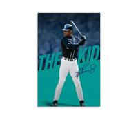 ZZHCMP Ken Griffey Jr.Mural Canvas Poster Living Room Decoration Bedroom And Office Antifouling Waterproof Moisture-Proof Youth GiftUnframe-style12x18inch(30x45cm)