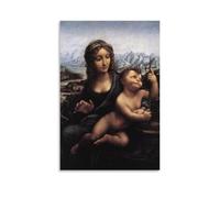 ZZHCMP Leonardo Da VinciMural Canvas Poster Living Room Decoration Bedroom And Office Antifouling Waterproof Moisture-Proof Youth GiftUnframe-style12x18inch(30x45cm)