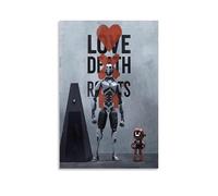 ZZHCMP Love Death & RobotsMural Canvas Poster Living Room Decoration Bedroom And Office Antifouling Waterproof Moisture-Proof Youth GiftUnframe-style12x18inch(30x45cm)