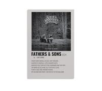 ZZHCMP Luke Combs Fathers&SonsMural Canvas Poster Living Room Decoration Bedroom And Office Antifouling Waterproof Moisture-Proof Youth GiftUnframe-style08x12inch(20x30cm)