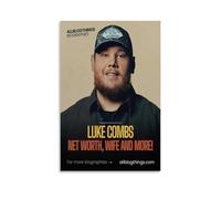 ZZHCMP Luke Combs Gettin' OldMural Canvas Poster Living Room Decoration Bedroom And Office Antifouling Waterproof Moisture-Proof Youth GiftUnframe-style24x36inch(60x90cm)
