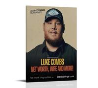 ZZHCMP Luke Combs Gettin' OldMural Canvas Poster Living Room Decoration Bedroom And Office Antifouling Waterproof Moisture-Proof Youth GiftFrame-style16x24inch(40x60cm)