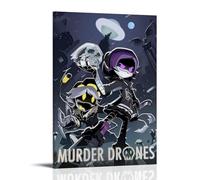 ZZHCMP Murder DronesMural Canvas Poster Living Room Decoration Bedroom And Office Antifouling Waterproof Moisture-Proof Youth GiftFrame-style24x36inch(60x90cm)