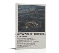 ZZHCMP Not Waving, But Drowning by Loyle CarnerMural Canvas Poster Living Room Decoration Bedroom And Office Antifouling Waterproof Moisture-Proof Youth GiftFrame-style08x12inch(20x30cm)