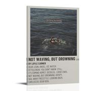 ZZHCMP Not Waving But Drowning Loyle CarnerMural Canvas Poster Living Room Decoration Bedroom And Office Antifouling Waterproof Moisture-Proof Youth GiftFrame-style20x30inch(50x75cm)