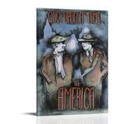 ZZHCMP Once Upon A Time in AmericaMural Canvas Poster Living Room Decoration Bedroom And Office Antifouling Waterproof Moisture-Proof Youth GiftFrame-style08x12inch(20x30cm)