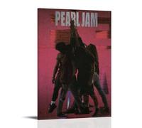 ZZHCMP Pearl Jam TenMural Canvas Poster Living Room Decoration Bedroom And Office Antifouling Waterproof Moisture-Proof Youth GiftFrame-style12x18inch(30x45cm)