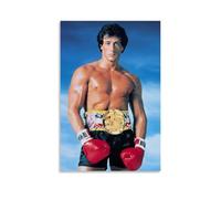 ZZHCMP Rocky BalboaMural Canvas Poster Living Room Decoration Bedroom And Office Antifouling Waterproof Moisture-Proof Youth GiftUnframe-style24x36inch(60x90cm)