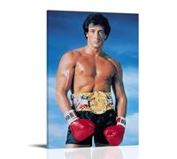 ZZHCMP Rocky BalboaMural Canvas Poster Living Room Decoration Bedroom And Office Antifouling Waterproof Moisture-Proof Youth GiftFrame-style20x30inch(50x75cm)
