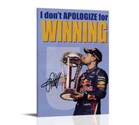 ZZHCMP Sebastian VettelMural Canvas Poster Living Room Decoration Bedroom And Office Antifouling Waterproof Moisture-Proof Youth GiftFrame-style20x30inch(50x75cm)