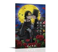 ZZHCMP The Duke of Death And His MaidMural Canvas Poster Living Room Decoration Bedroom And Office Antifouling Waterproof Moisture-Proof Youth GiftFrame-style24x36inch(60x90cm)