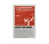 ZZHCMP The Smiths Louder Than BombsMural Canvas Poster Living Room Decoration Bedroom And Office Antifouling Waterproof Moisture-Proof Youth GiftUnframe-style16x24inch(40x60cm)