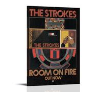ZZHCMP The Strokes Room on FireMural Canvas Poster Living Room Decoration Bedroom And Office Antifouling Waterproof Moisture-Proof Youth GiftFrame-style24x36inch(60x90cm)