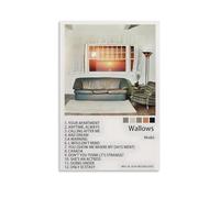 ZZHCMP Wallows Model Rock Band AlbumMural Canvas Poster Living Room Decoration Bedroom And Office Antifouling Waterproof Moisture-Proof Youth GiftUnframe-style08x12inch(20x30cm)