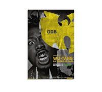 ZZHCMP Wu Tang ClanMural Canvas Poster Living Room Decoration Bedroom And Office Antifouling Waterproof Moisture-Proof Youth GiftUnframe-style16x24inch(40x60cm)