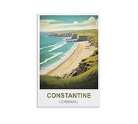 ZZHHEGN Constantine Cornwall Vintage Travel Posters 20x30inch(50x75cm) Canvas Art And Wall Art Picture Print